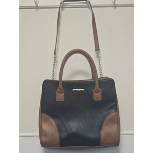 Nine West Women's Black & Brown‎ Tote Bag